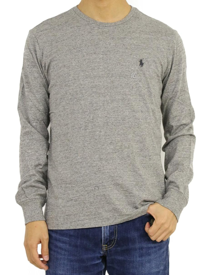 Longsleeve Slim Fit Cinzento