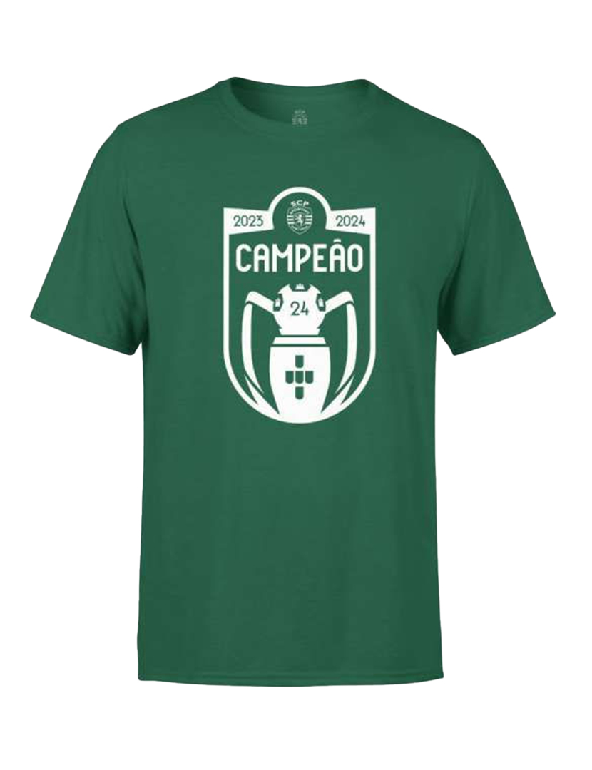 T-Shirt Sporting Campeão 2023/24 Verde