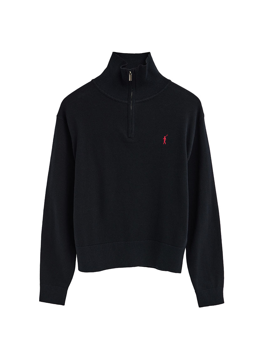 Pullover meio zip GG12 Azul