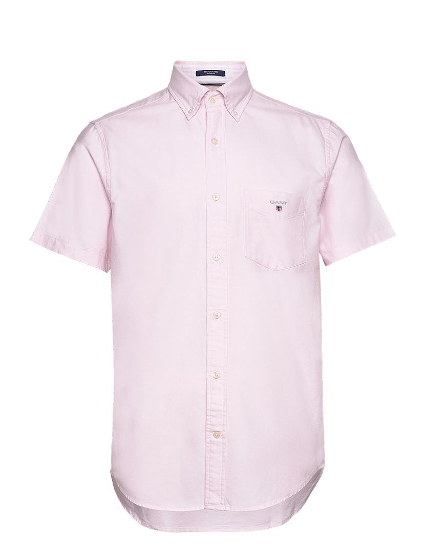 Camisa de manga curta Regular Fit Rosa