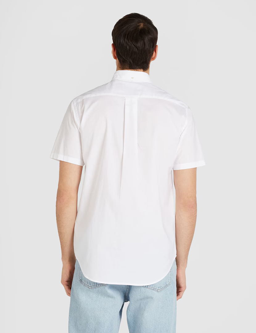 Camisa de manga curta Regular Fit Branco