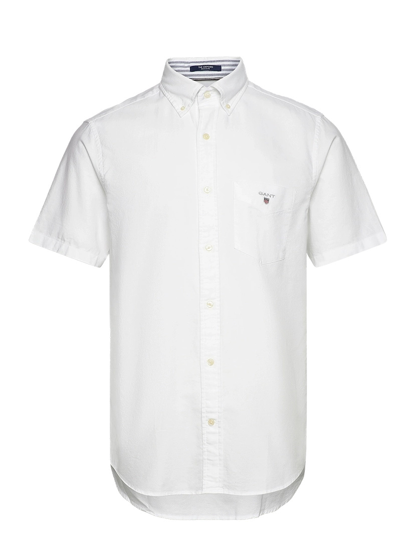 Camisa de manga curta Regular Fit Branco