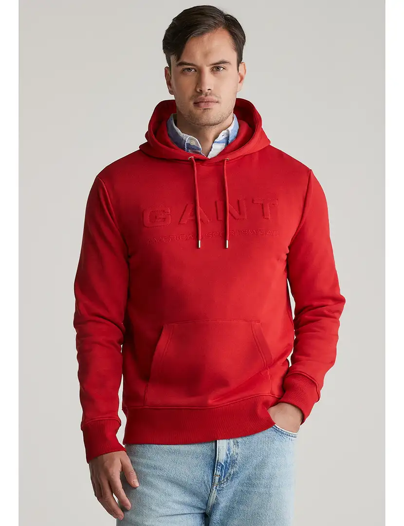 Sweatshirt Embossed Vermelho