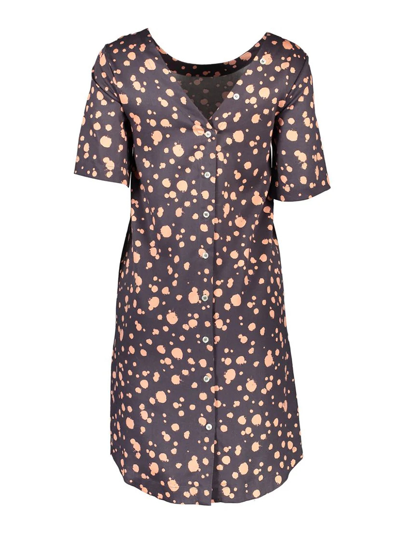 Vestido Curto Senhora Azul