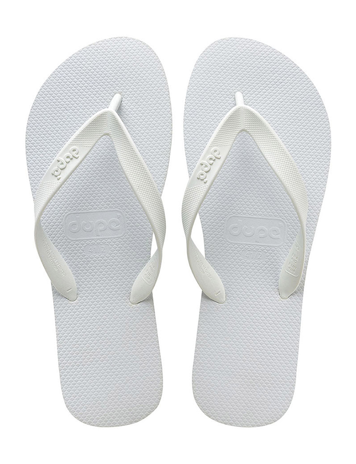 Chinelos Unisexo Branco