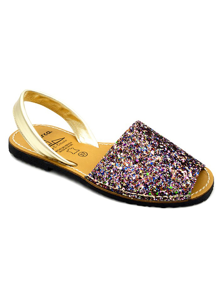 Menorquinas Glitter Multicor