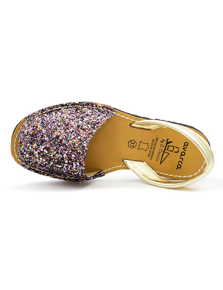 Menorquinas Glitter Multicor