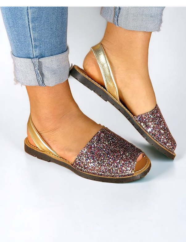 Menorquinas Glitter Multicor