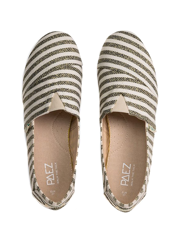 Alpercatas Surfy Lurex Ecru Woman