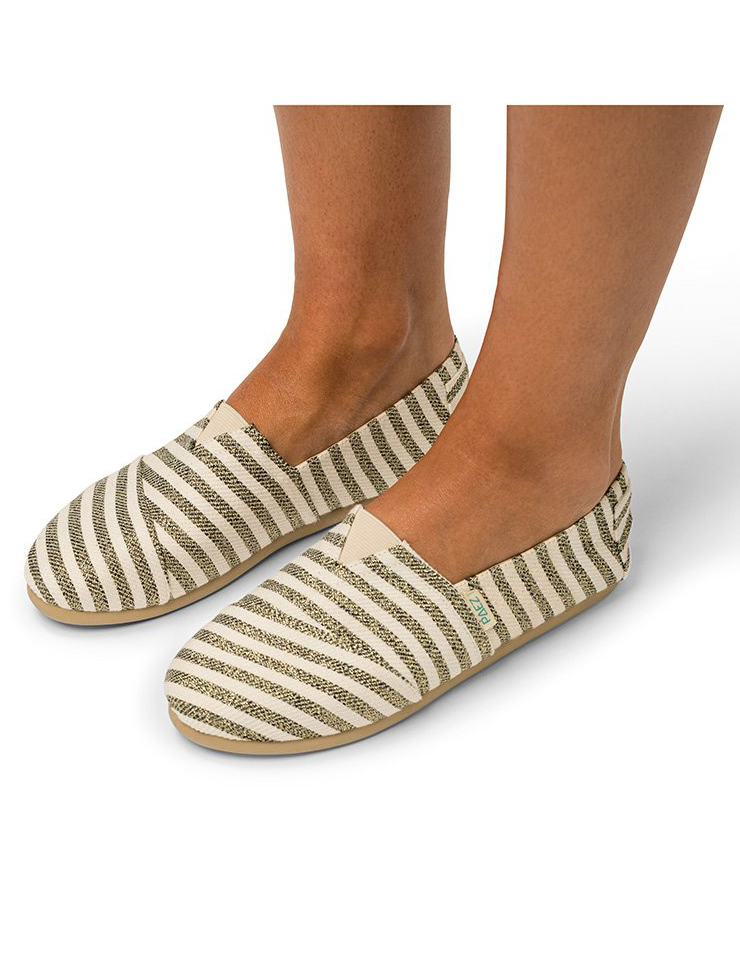 Alpercatas Surfy Lurex Ecru Woman