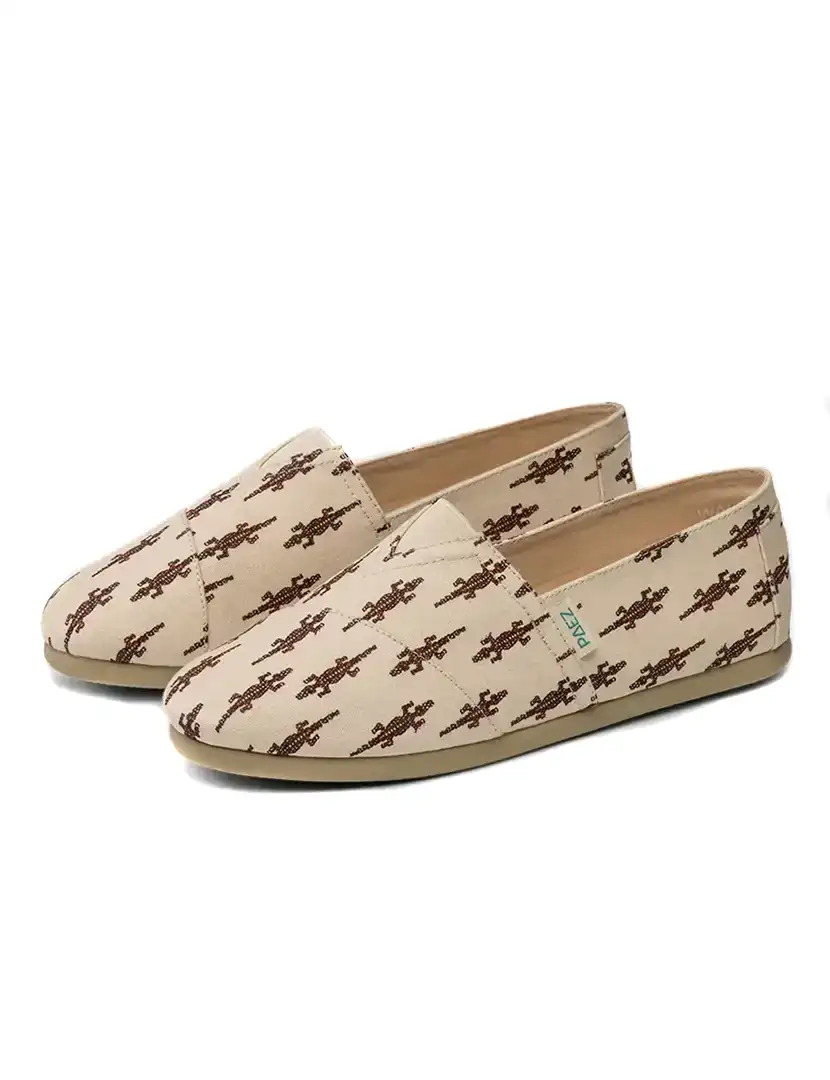 Alpercatas Print Wild Aligator Woman