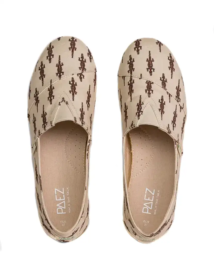 Alpercatas Print Wild Aligator Woman