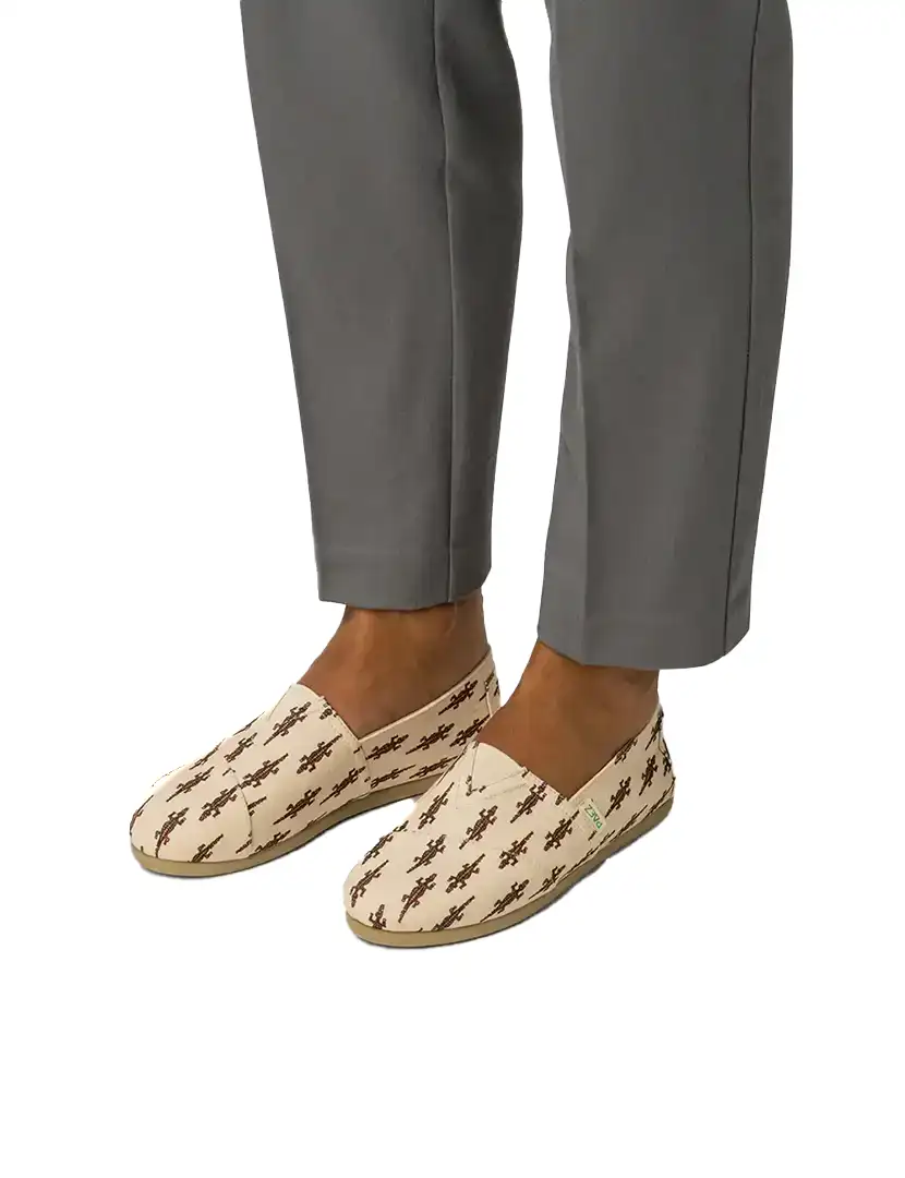 Alpercatas Print Wild Aligator Woman