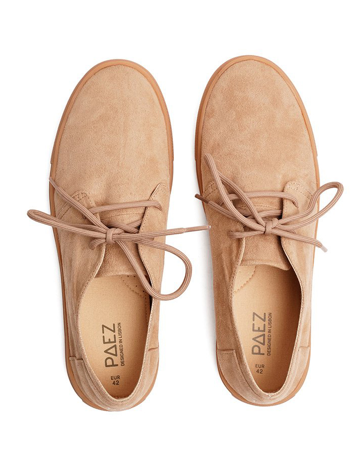 Laces Gum Vegan Suede Sand Man