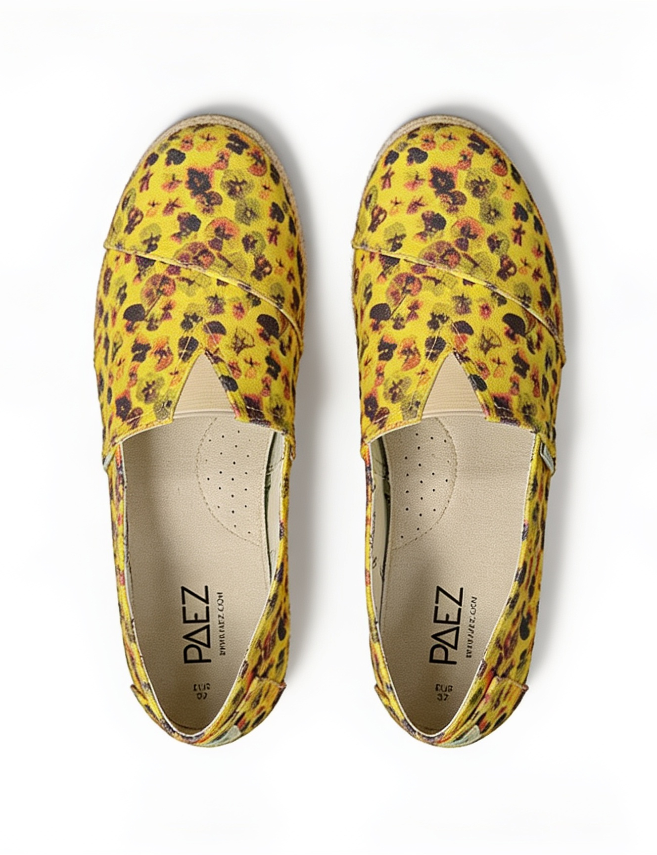 Alpercatas Print Flowers Power Yellow Woman