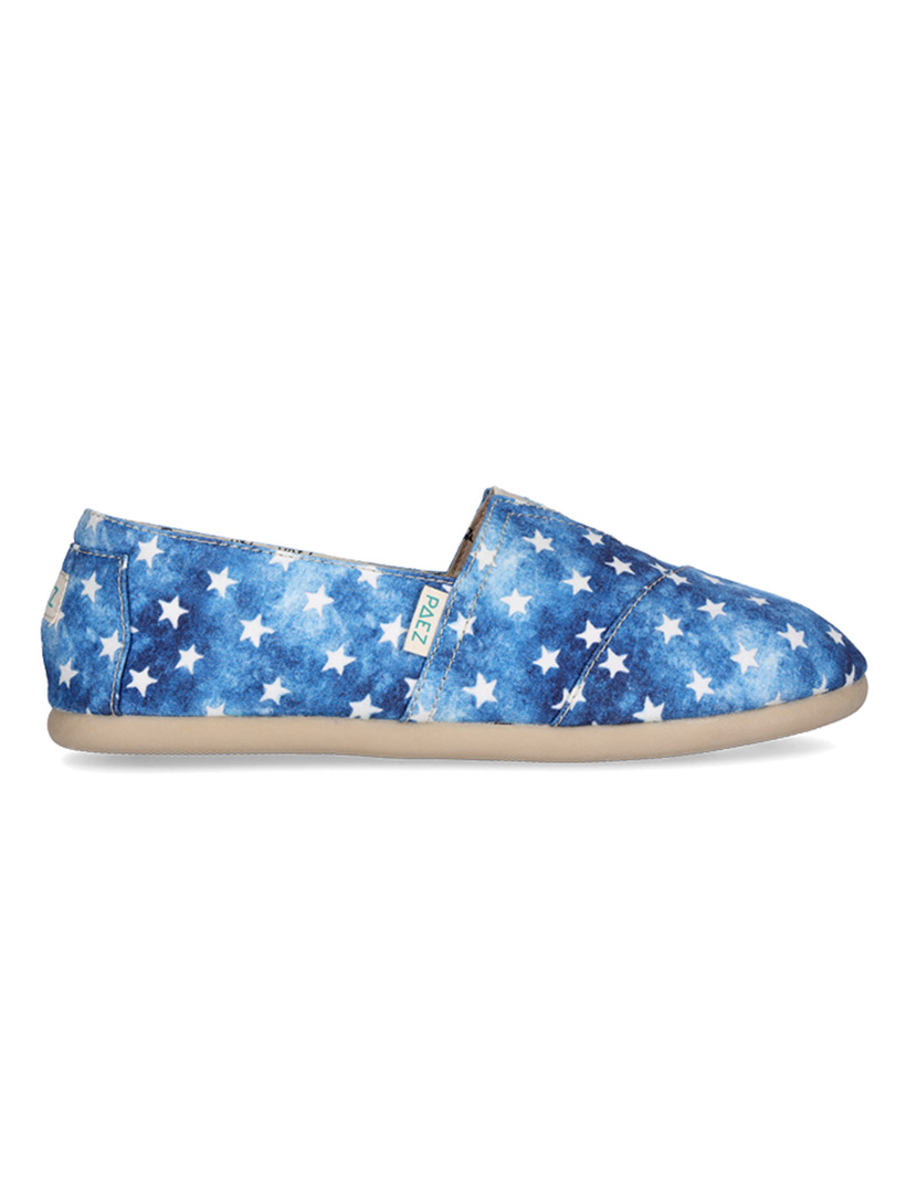 Alpercatas Print Stars Dark Blue Woman