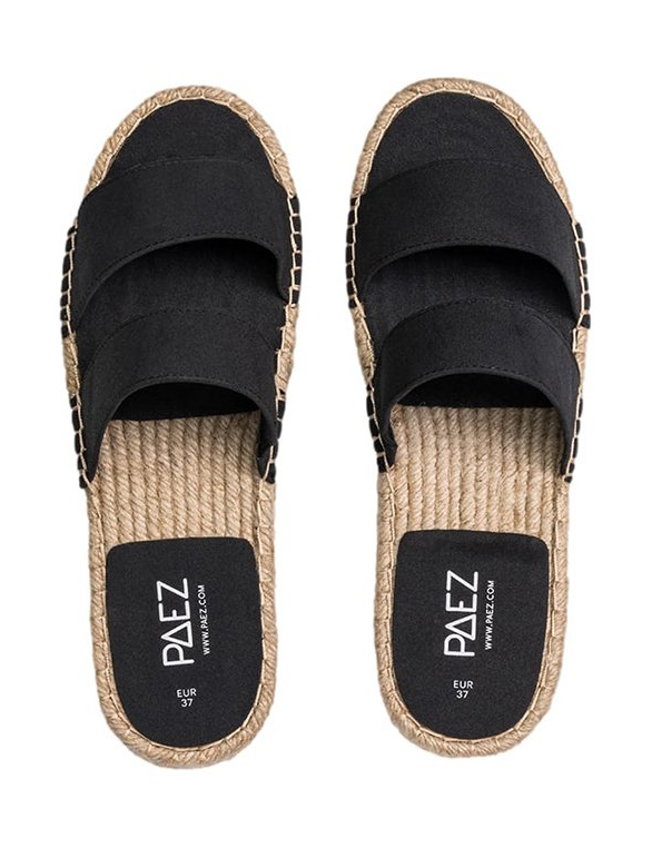 Sandálias Straps Black Shield