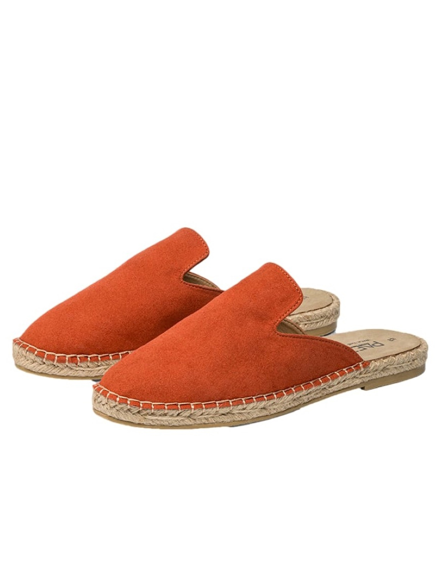 Mules Vegan Suede Terracota