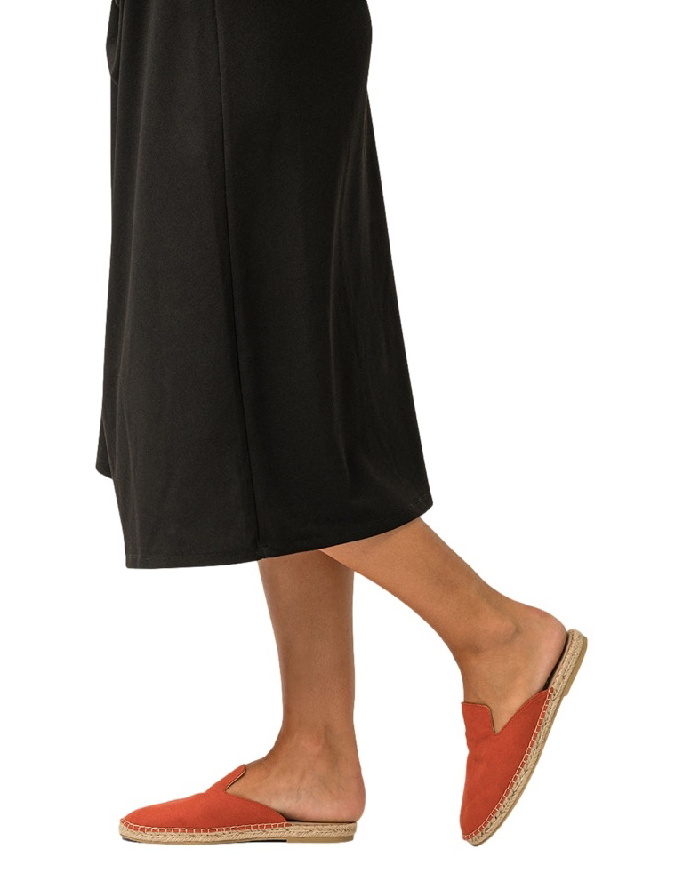 Mules Vegan Suede Terracota