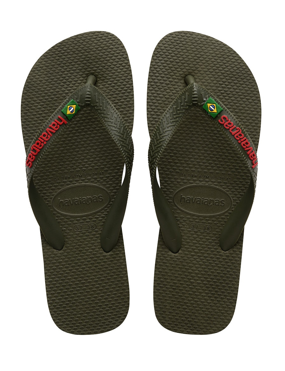 Chinelos Brasil Logo Verde