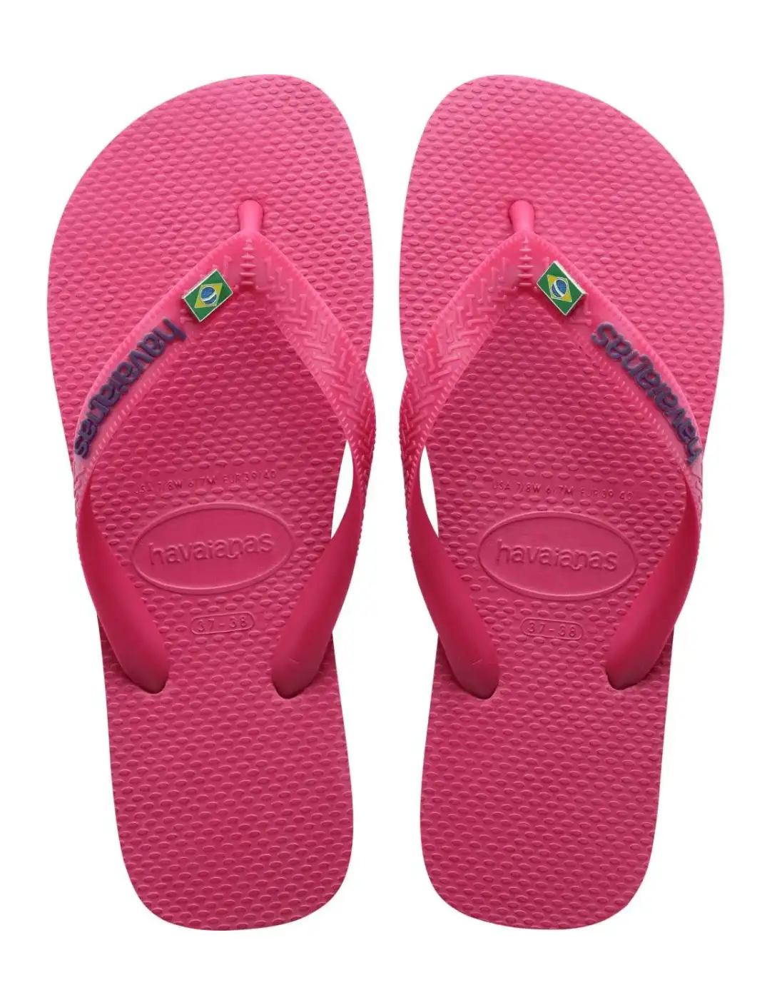 Chinelos Brasil Layers Rosa Electric