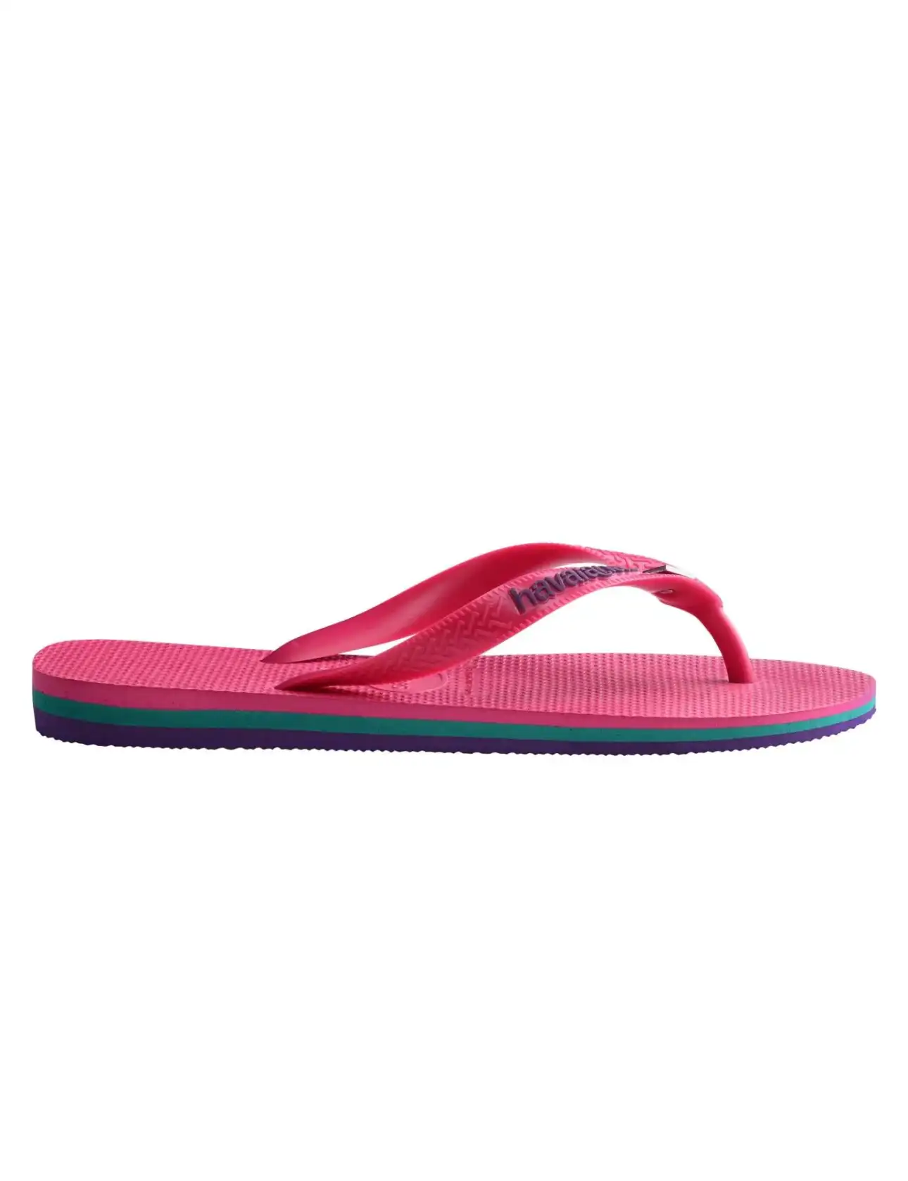 Chinelos Brasil Layers Rosa Electric