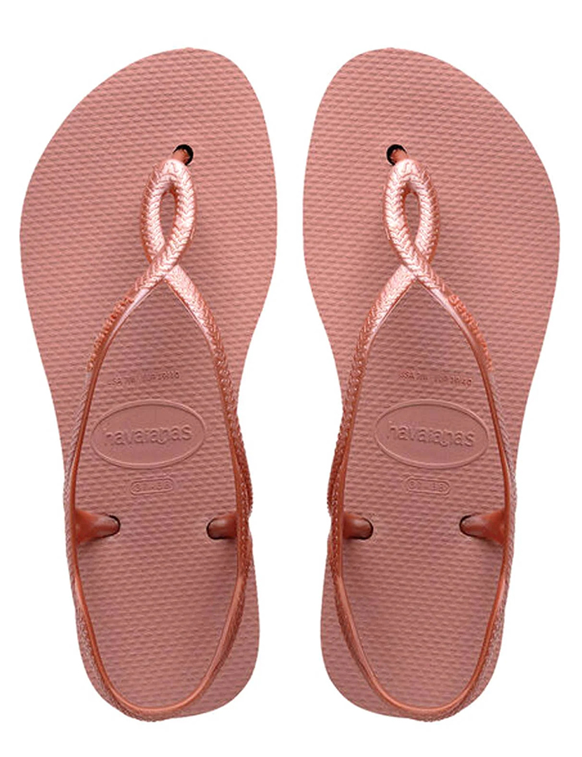 Sandálias Luna Flatform Rosa