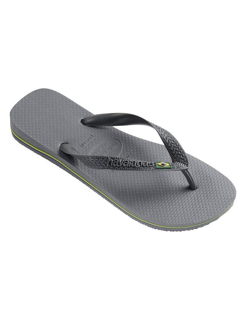 Chinelos Brasil Cinzento