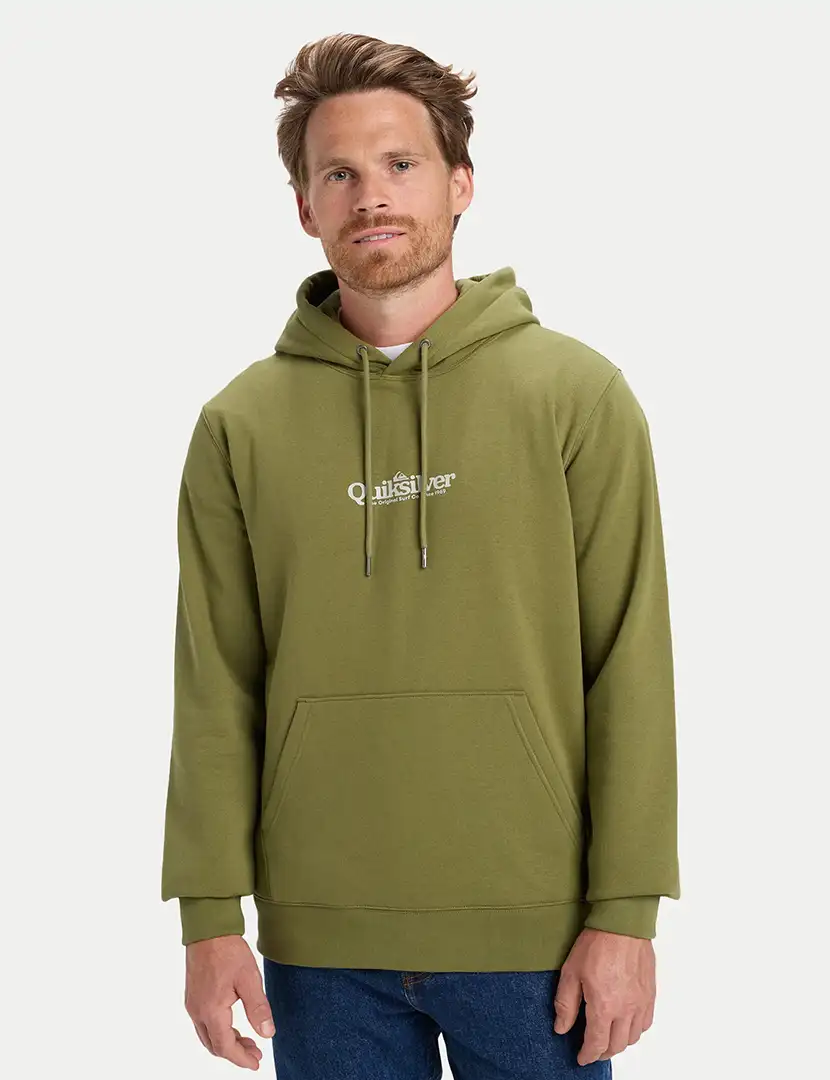 Sweatshirt Screen Fleece Fineline Green