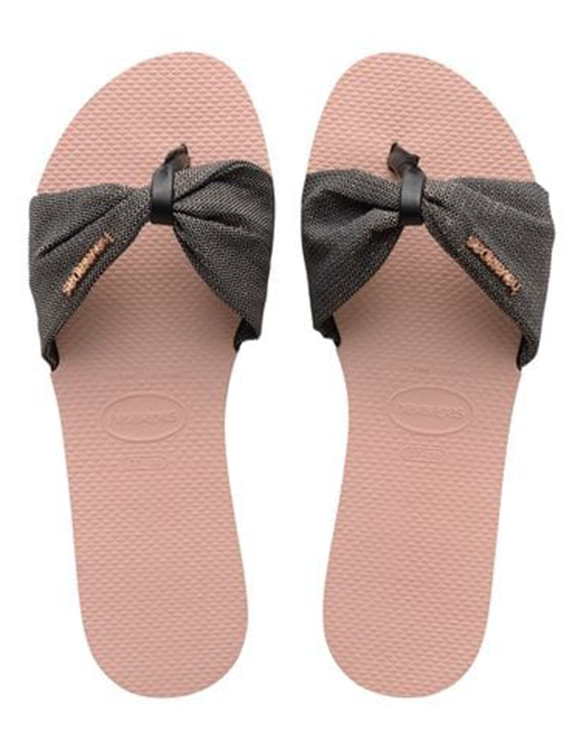 Chinelos You St. Tropez Shine Ballet Rose