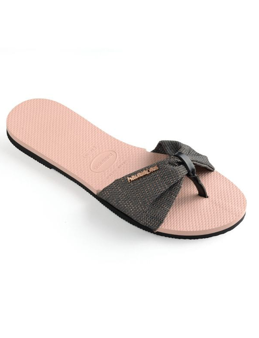 Chinelos You St. Tropez Shine Ballet Rose