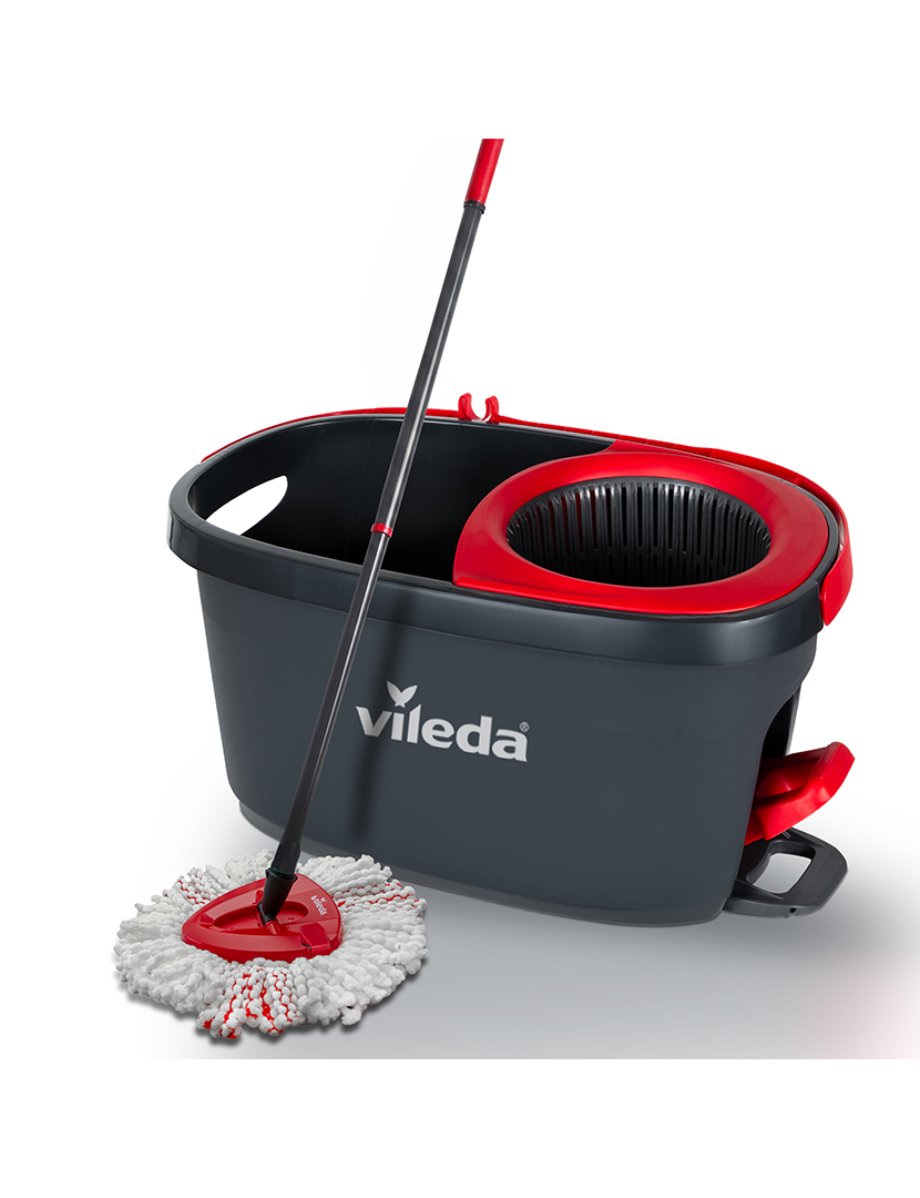 Sistema Turbo Balde com Pedal e Esfregona Microfibras