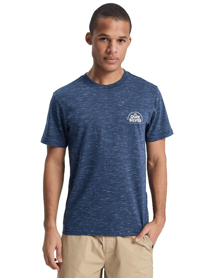 T-Shirt Dola Injected Slub Azul