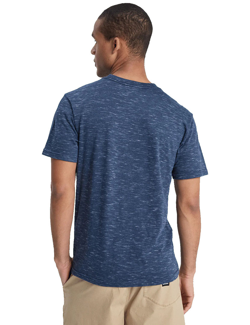 T-Shirt Dola Injected Slub Azul