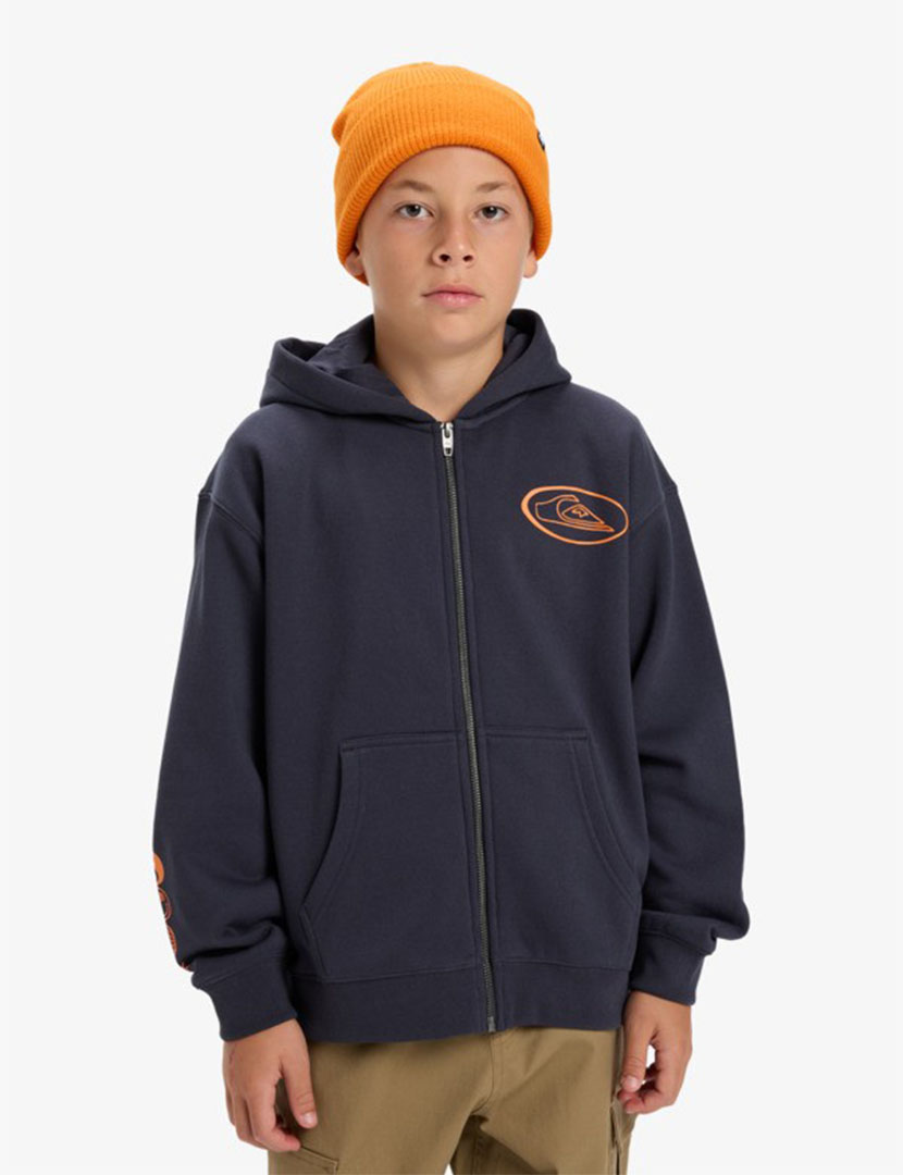 Sweatshirt com fecho Salt Water Graphic Preto Kids