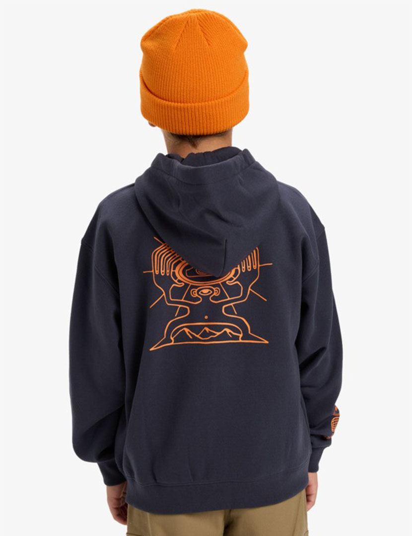 Sweatshirt com fecho Salt Water Graphic Preto Kids
