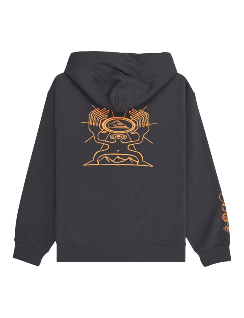 Sweatshirt com fecho Salt Water Graphic Preto Kids