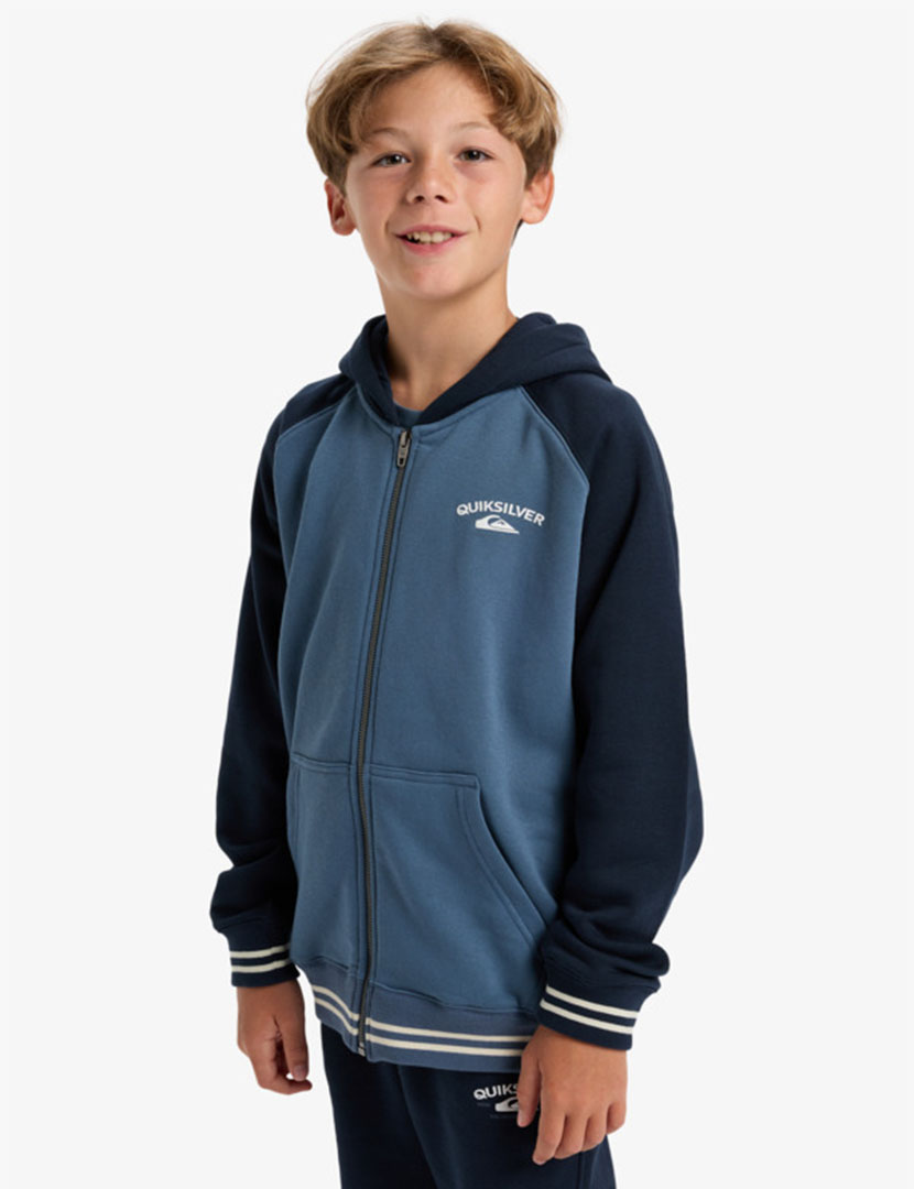 Sweatshirt com fecho Knowledge Area Azul Kids
