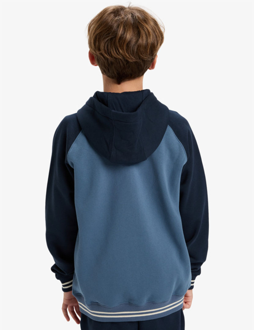Sweatshirt com fecho Knowledge Area Azul Kids