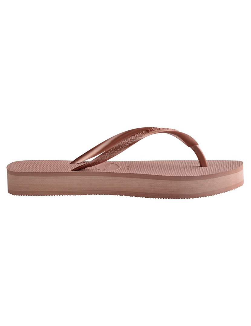 Chinelos Slim Flatform Rosa Açafrão