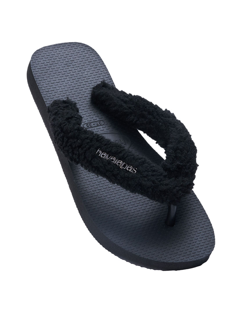Chinelos Top Fluffy II Black