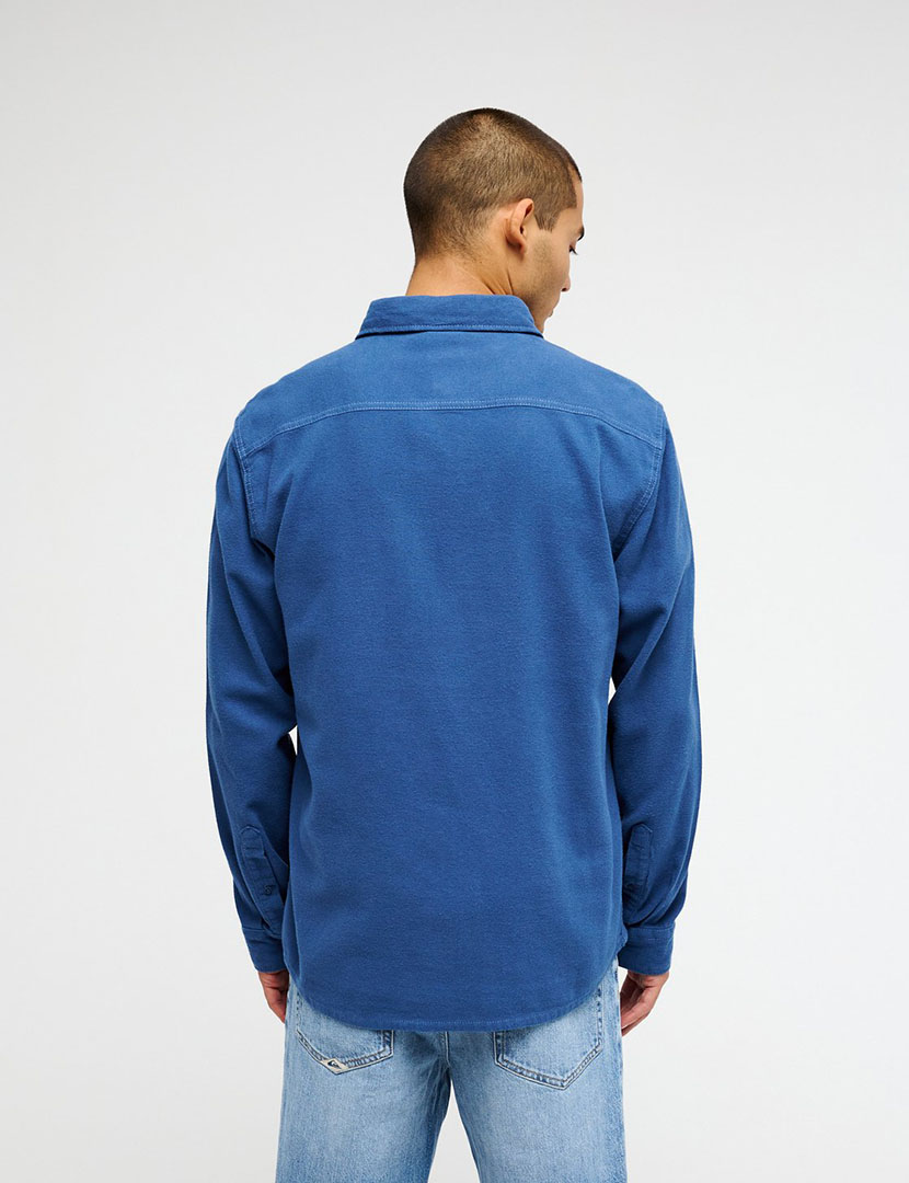 Camisa manga comprida Motherfly Solid Azul