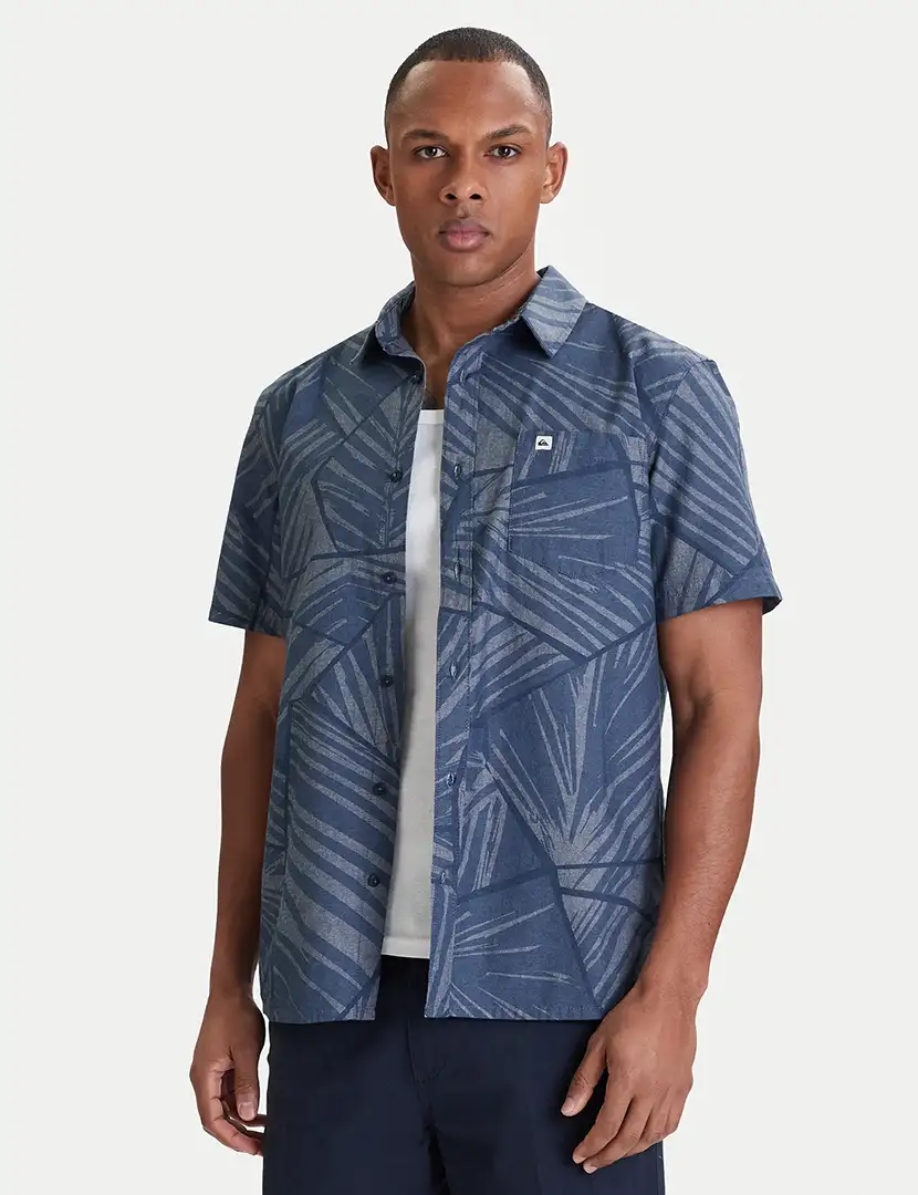 Camisa de manga curta Forkhill Azul
