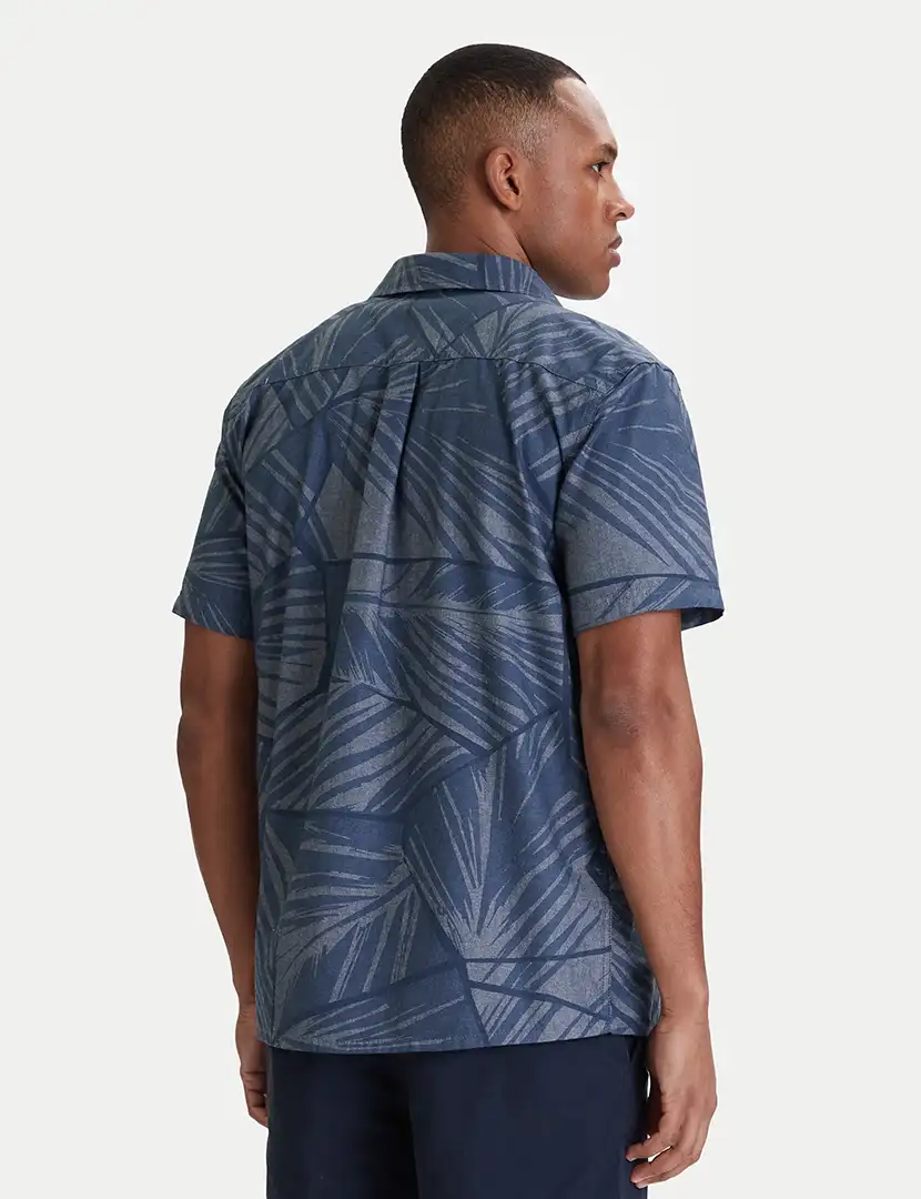 Camisa de manga curta Forkhill Azul