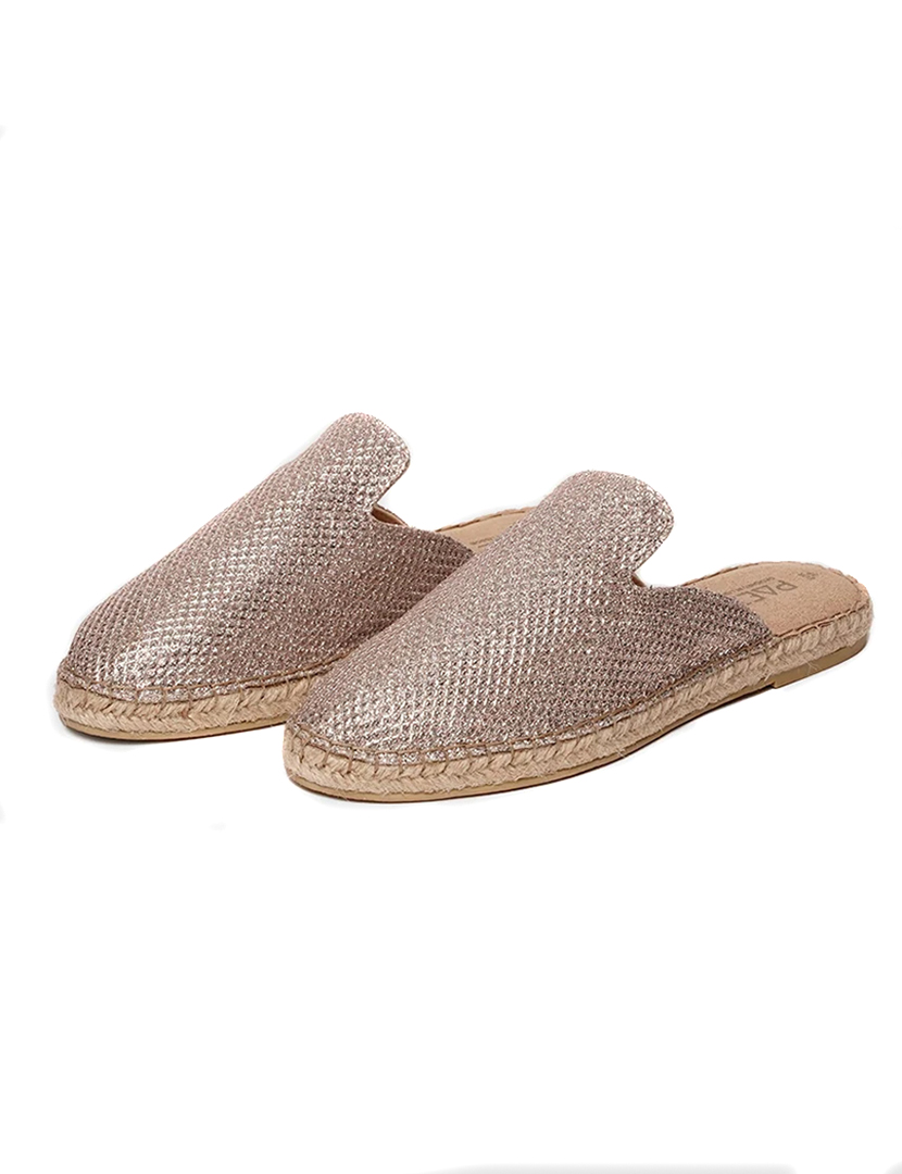 Mules Glitter Silver Woman