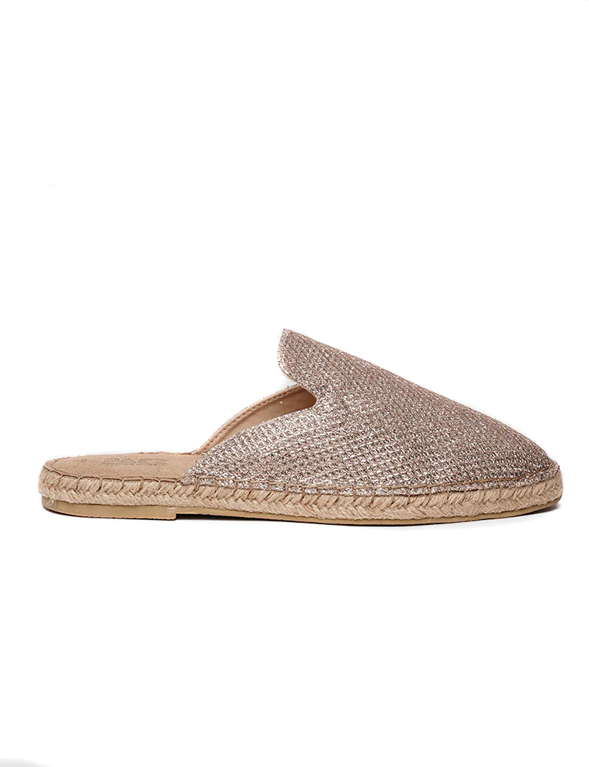 Mules Glitter Silver Woman