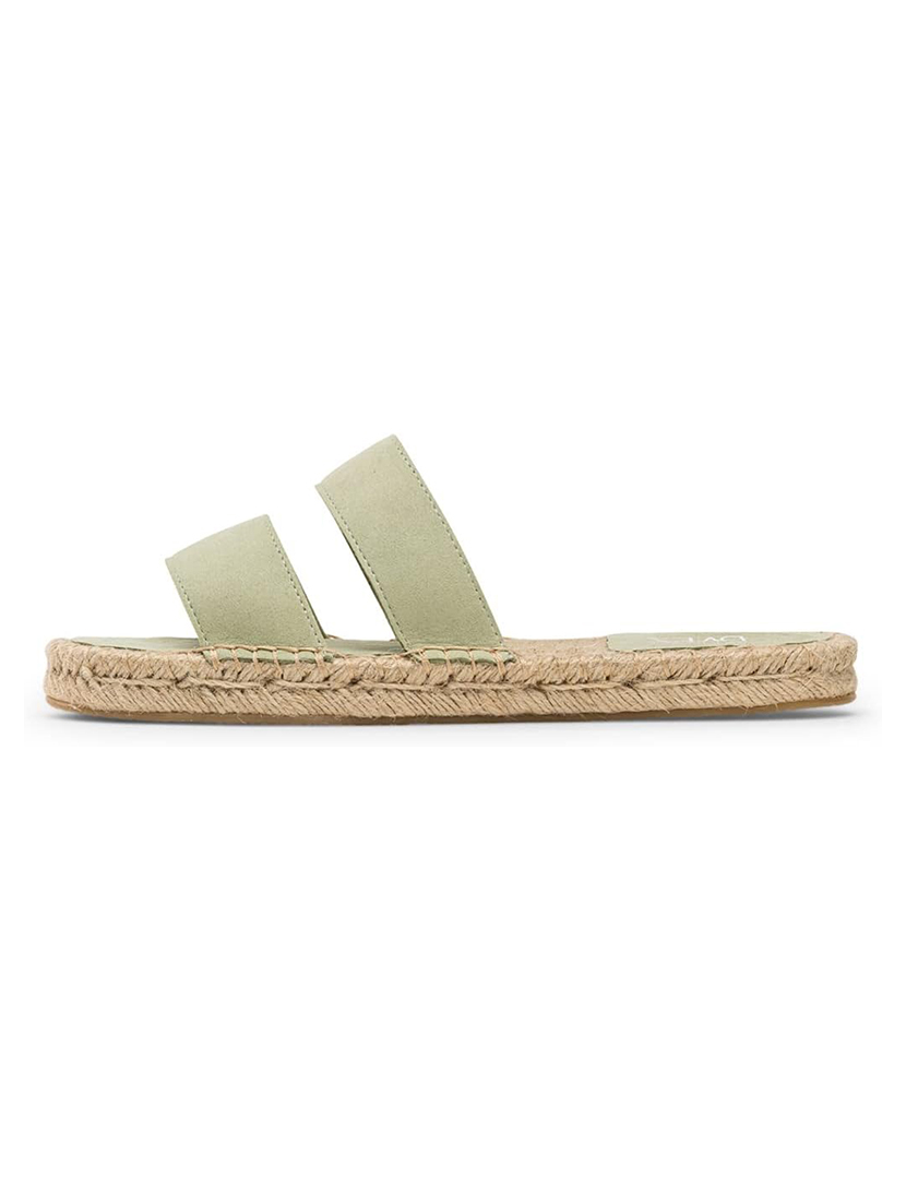 Sandálias Straps Vegan Suede Sage