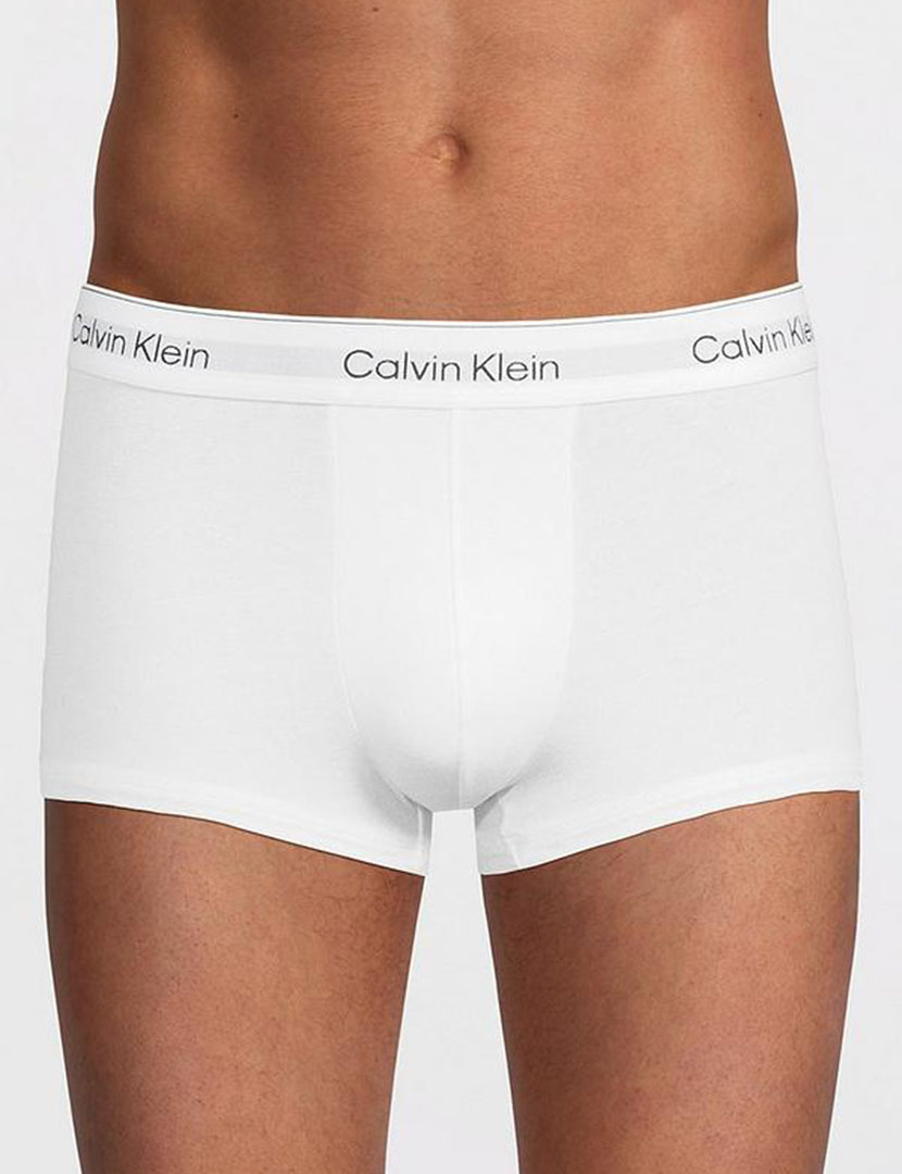 Pack 3 Boxers Low Rise Trunks Brancos