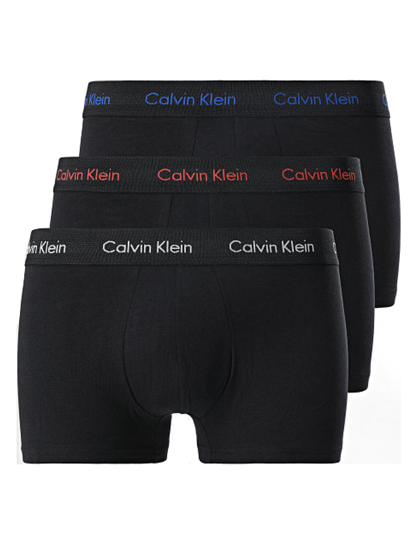 Pack 3 Low Rise Trunks Pretos