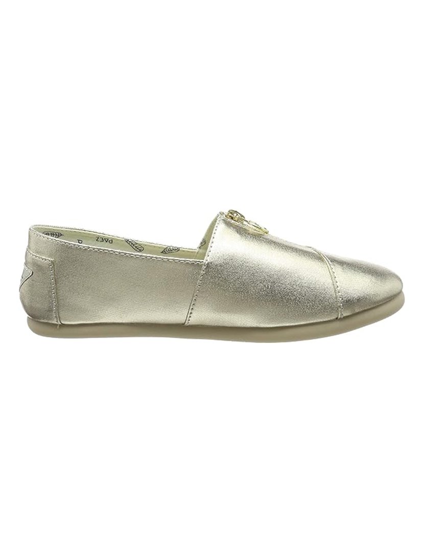 Alpercatas Metallic Canvas Gold Woman